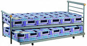 geneva metal finish guest bed