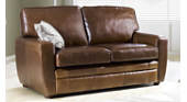 leather sofa bed