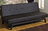 billy faux leather sofa bed