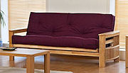 leeds 3 seater futon